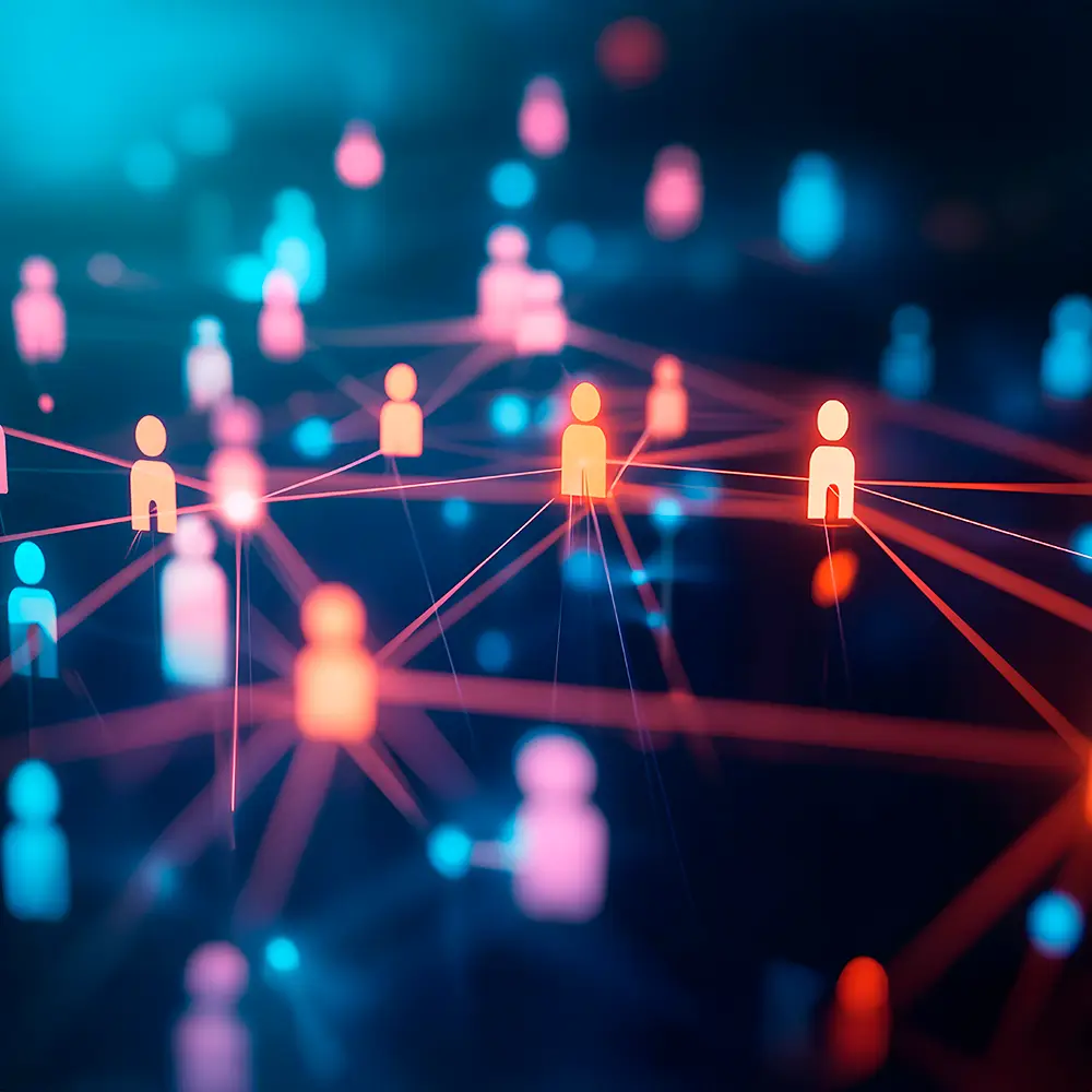 Visualisation of IDVIA Platform orchestrating onboarding flows.